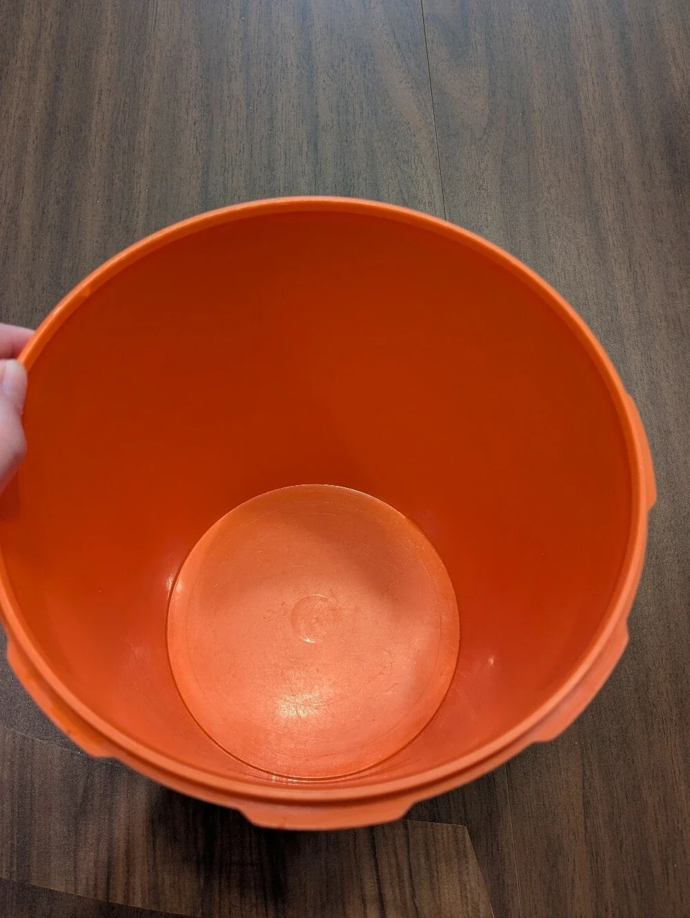 Vintage Orange Tupperware Canister
